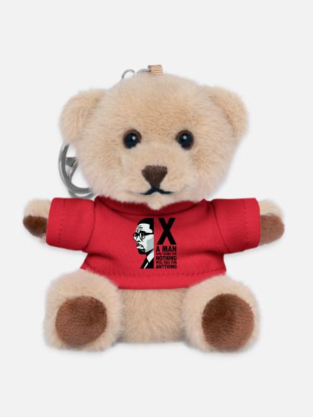 Malcolm X - A man who stands for nothing will fall - Teddy Keyring - red