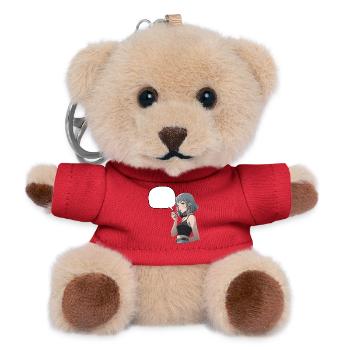 Speech Bubbles Noir Heroine CropTop - Teddy Keyring - red - Front