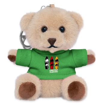 German Surfing - Teddy Keyring - green - Front