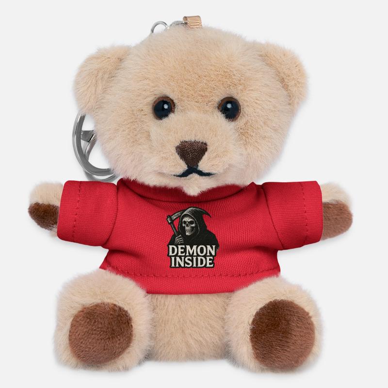 Dämon Innen Grim Reaper - Teddy Schlüsselanhänger - Rot