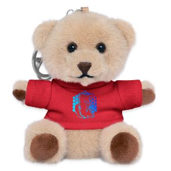 Motocross motif that works immediately - Teddy Keyring - red - Front