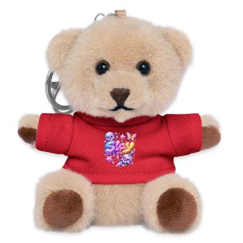 Slay Youth Word - Teddy Keyring - red - Front