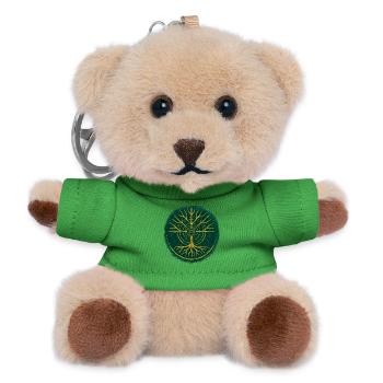 Tree of Life - Gaia - Teddy Keyring - green - Front