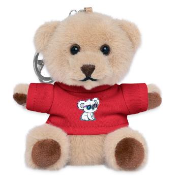 Koala-Neonbrillen - Teddy Schlüsselanhänger - Rot - Vorne