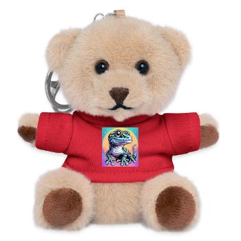 Gecko - Teddy Keyring - red - Front