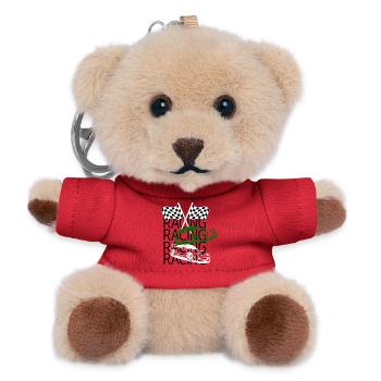 Racing - Teddy Schlüsselanhänger - Rot - Vorne