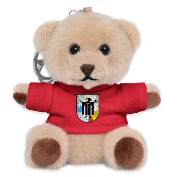Munich - Teddy Keyring - red - Front
