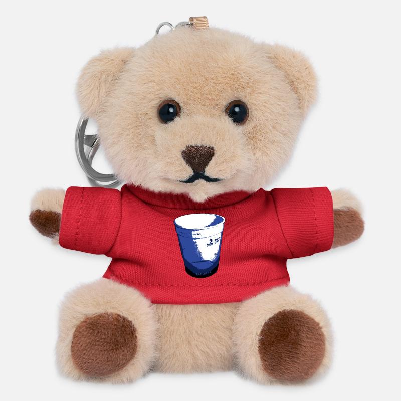Yoghurt - Teddy Keyring - red