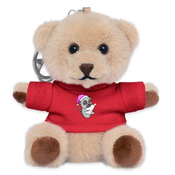 Lemur - Teddy Schlüsselanhänger - Rot - Vorne