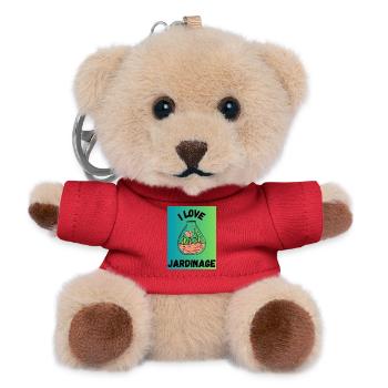 SPRING. GARDENING. RETIREMENT. SPRING. GARDEN. - Teddy Keyring - red - Front