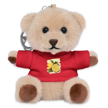 Zitrone - Teddy Schlüsselanhänger - Rot - Vorne