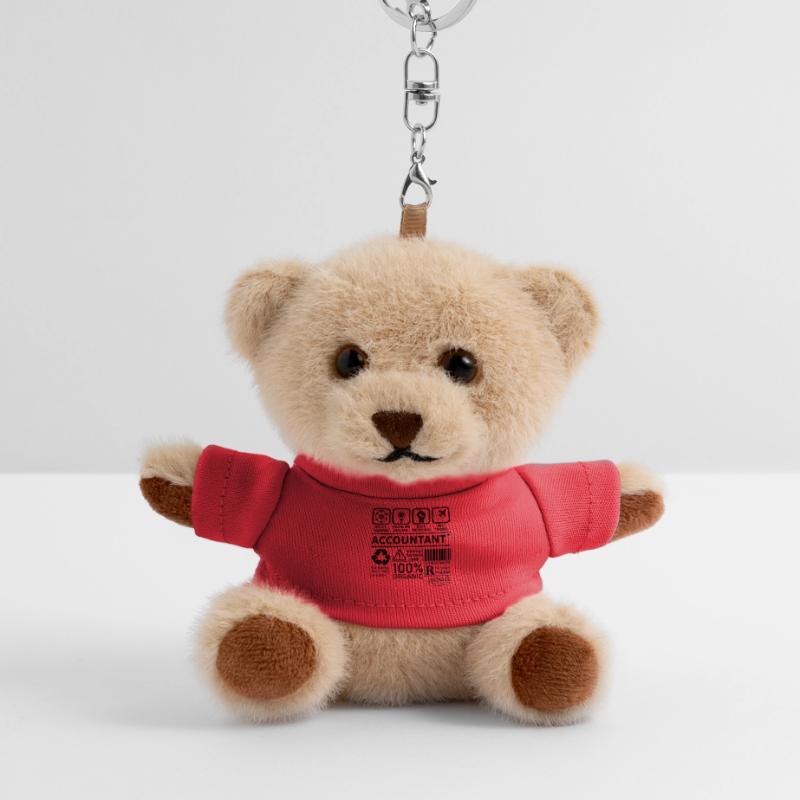 Accountant Multi Tasking Problem Solving Hard Work Teddy Schlüsselanhänger