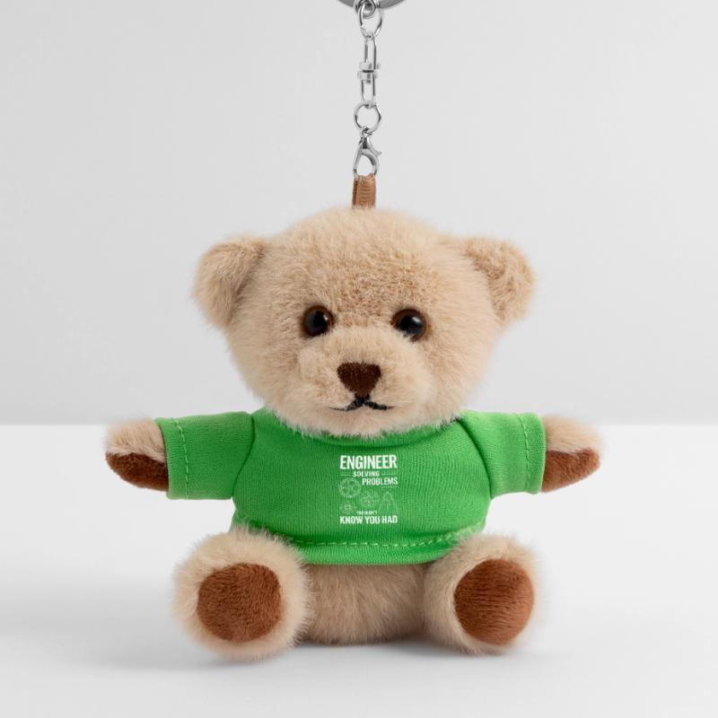 Engineer Engineer Solving Problems You Didn't Teddy Keyring