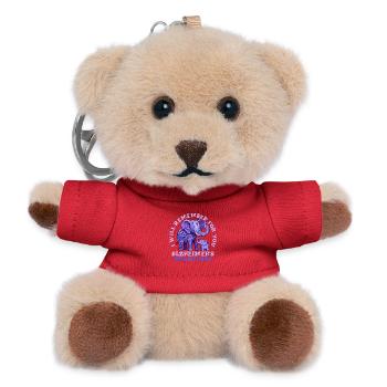 I remember for you – Alzheimer's education - Teddy Keyring - red - Front
