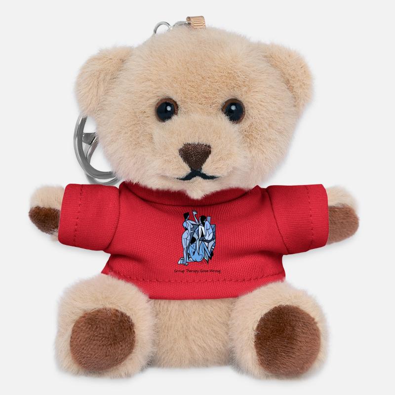 Group Therapy Gone Wrong - Teddy Schlüsselanhänger - Rot