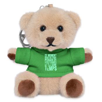 COOL SAYING FOR MULTILINGUALS, INTERNATIONAL - Teddy Keyring - green - Front
