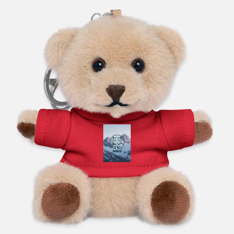 Mountain Irbis - Teddy Keyring - red