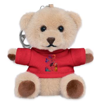 Dart Player Sports Art #darts #sport - Teddy Keyring - red - Front