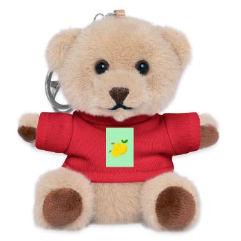 Zitronen - Teddy Schlüsselanhänger - Rot - Vorne