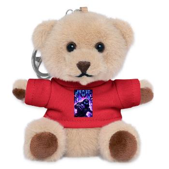 Wulfking - Teddy Keyring - red - Front
