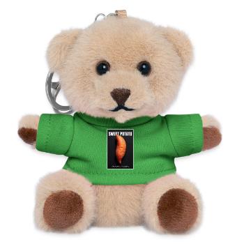 Sweet Potato Superfood Print - Teddy Keyring - green - Front