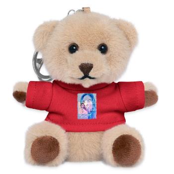 Soul Bird - Teddy Keyring - red - Front
