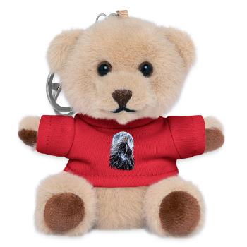 Tochter des Mondes - Teddy Schlüsselanhänger - Rot - Vorne