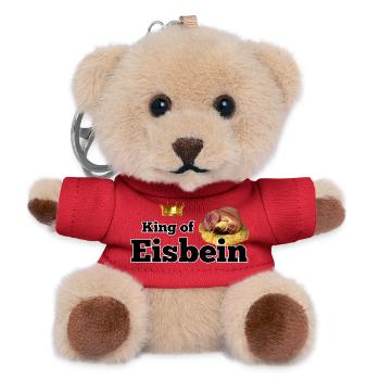 King of Eisbein - Teddy Schlüsselanhänger - Rot - Vorne