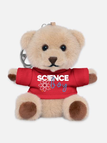 Science Boy - Teddy Schlüsselanhänger - Rot