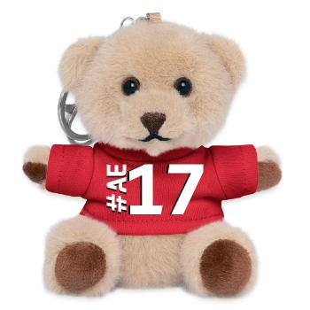 AE17 - Teddy Schlüsselanhänger - Rot - Vorne