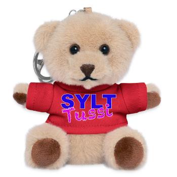 Sylttussi Design by Dekoinsel Sylt - Teddy Schlüsselanhänger - Rot - Vorne