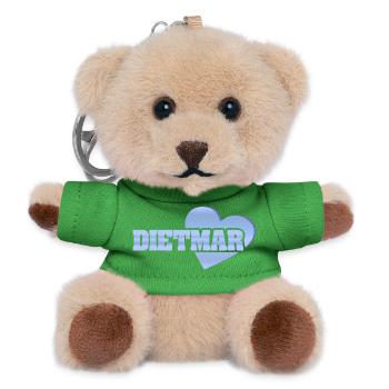 Gold Dietmar - Teddy Schlüsselanhänger - Grün - Vorne