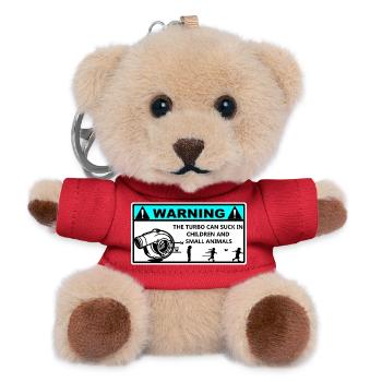 stickers - Teddy Keyring - red - Front