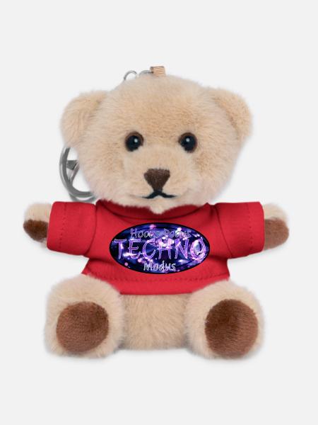 Hocus Pocus Techno Mode - Teddy Keyring - red