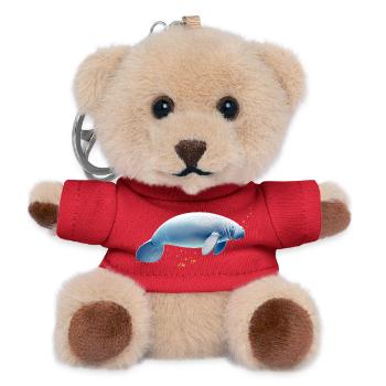 Seekuh - Teddy Schlüsselanhänger - Rot - Vorne