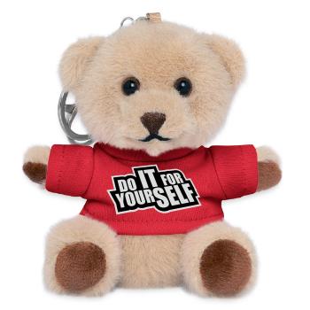 Do It For Yourself Inspirierend Selbstliebe Zitat - Teddy Schlüsselanhänger - Rot - Vorne