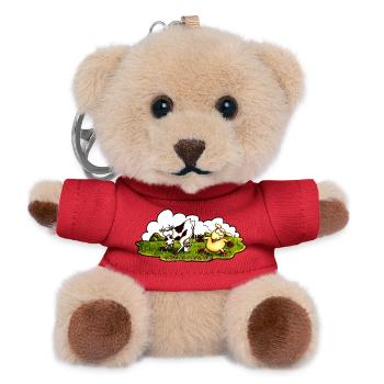 Cafe_au_lait - Teddy Schlüsselanhänger - Rot - Vorne