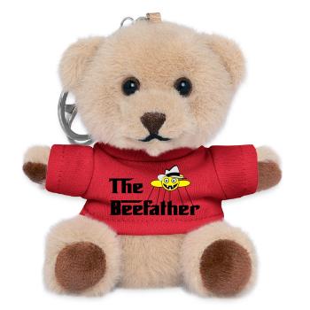 The Beefather - Teddy Keyring - red - Front