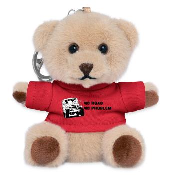 Landcruiser BJ40 No Road No Problem - Porte-clés ourson - rouge - Devant