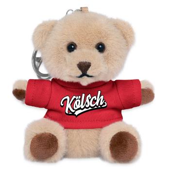 Kölsch - Köln - Teddy Schlüsselanhänger - Rot - Vorne