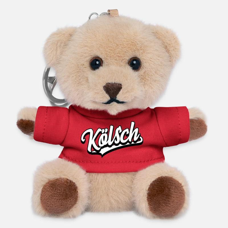 Kölsch - Köln - Teddy Schlüsselanhänger - Rot