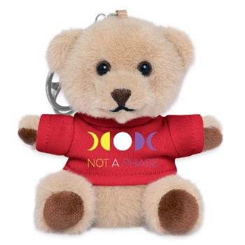 LGBTQ Pride Month - Keine Phase - Nicht-binär - Teddy Schlüsselanhänger - Rot - Vorne