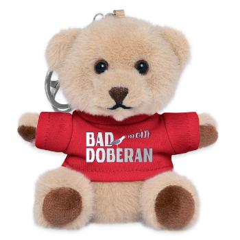 Möwe & Moin Bad Doberan Ostsee - Teddy Schlüsselanhänger - Rot - Vorne