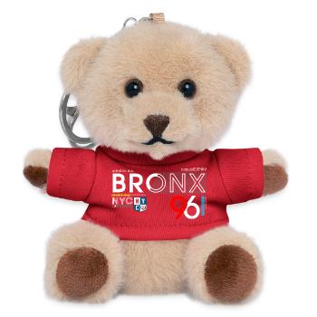 Urban Bronx Sport Style Grafik - Teddy Schlüsselanhänger - Rot - Vorne