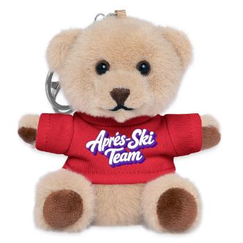 Apres Ski Team - Teddy Schlüsselanhänger - Rot - Vorne