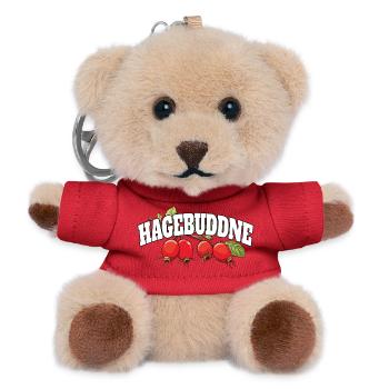 Hagebuddne - Pun Meme Saying - Teddy Keyring - red - Front