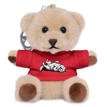 Eurasier | Happy - Teddy Keyring - red - Front