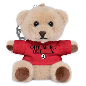 Dominieren des gegnerischen taktischen und strategischen Schach - Teddy Schlüsselanhänger - Rot - Vorne