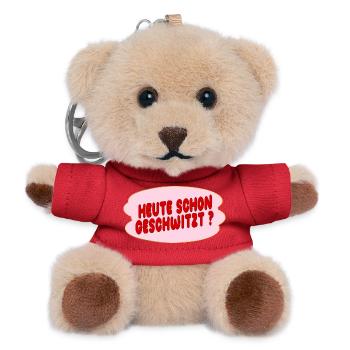 Schwitzen - Teddy Schlüsselanhänger - Rot - Vorne
