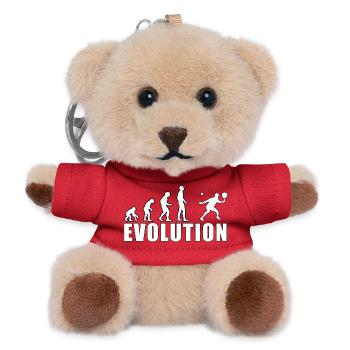 Evolution Padel Professional History Gift - Teddy Keyring - red - Front